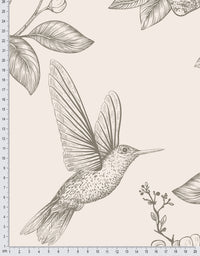 Papel de Parede Adesivo Botânico Vintage