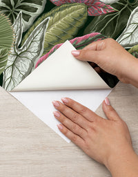 Papel de Parede Adesivo Folhagem Tropical