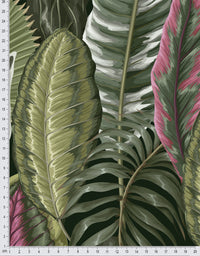 Papel de Parede Adesivo Folhagem Tropical
