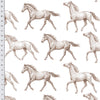 Papel de Parede Adesivo Cavalos Vintage