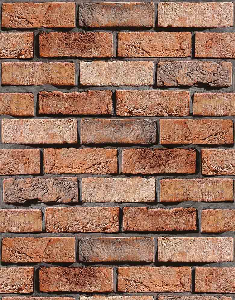 Papel de Parede Adesivo Tijolinho a Vista Roma