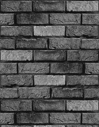 Papel de Parede Tijolinho Preto Luxo