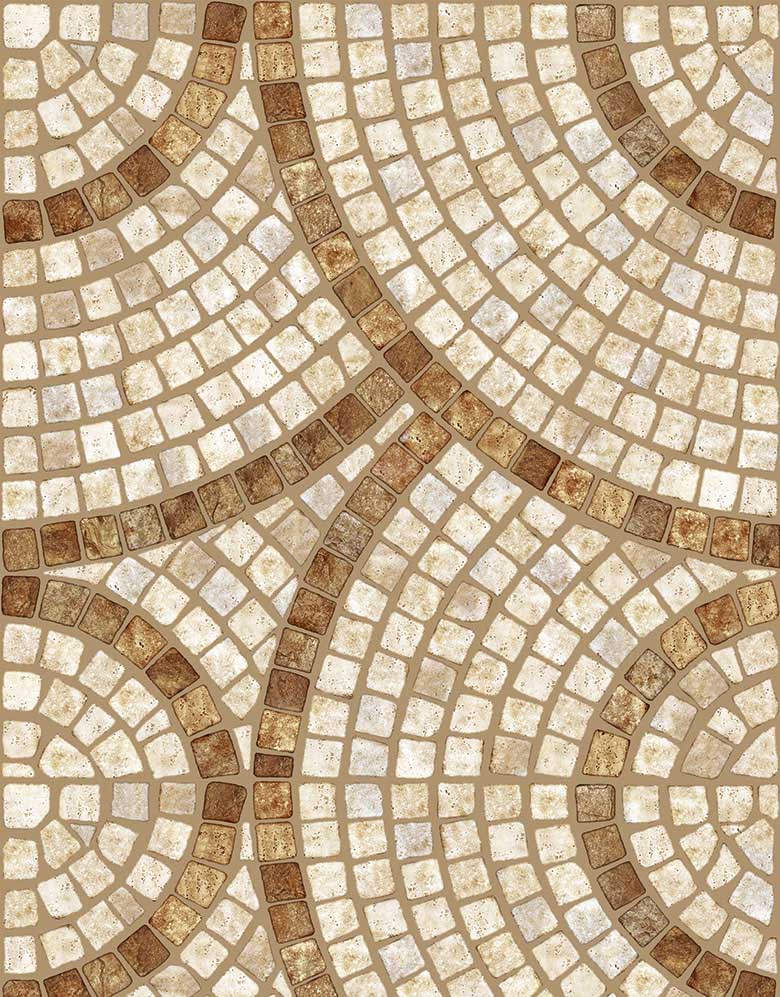 Papel de Parede Adesivo Mosaico