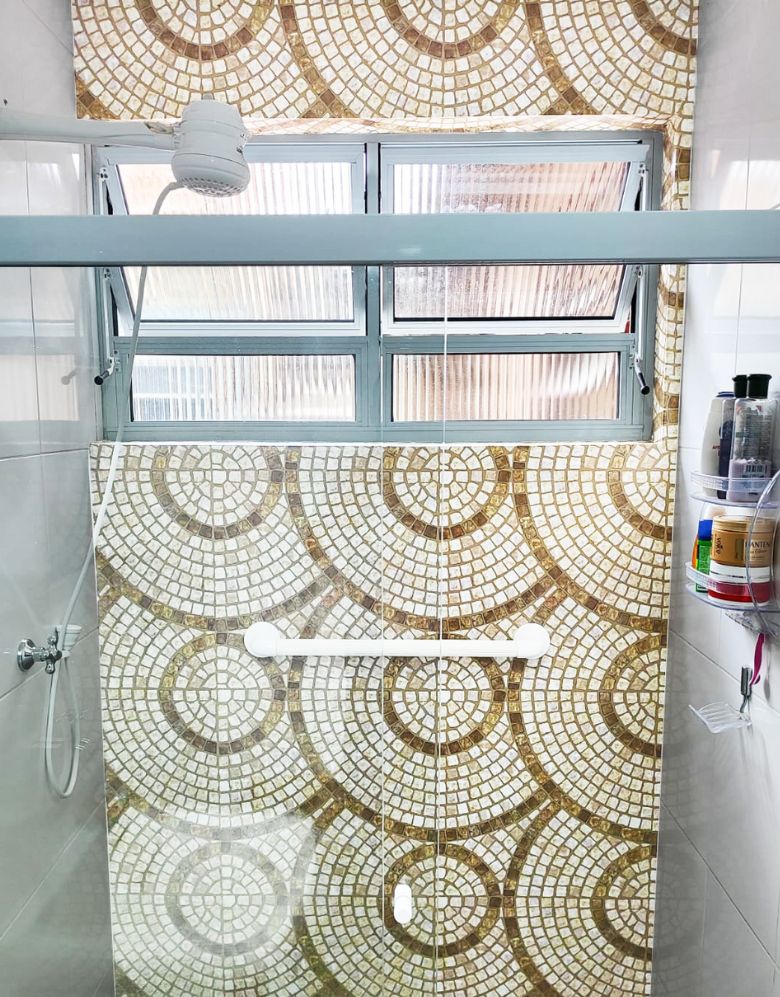 Papel de Parede Adesivo Mosaico