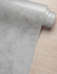 KIT DE 5 ROLOS - 1,50m x 50cm - Papel de Parede Adesivo Cimento Queimado