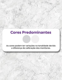 KIT DE 4 ROLOS - 2,50m x 50cm - Papel de Parede Adesivo Mármore Gelo