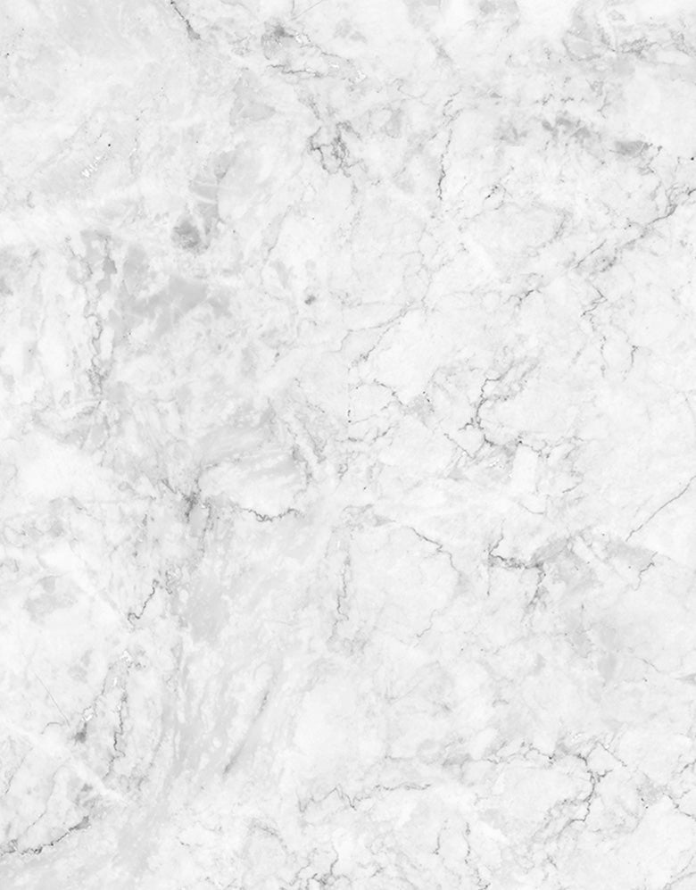 KIT DE 4 ROLOS - 2,50m x 50cm - Papel de Parede Adesivo Mármore Gelo