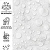 KIT DE 4 ROLOS - 2,50m x 50cm - Papel de Parede Adesivo Mármore Gelo