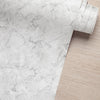 KIT DE 4 ROLOS - 2,50m x 50cm - Papel de Parede Adesivo Mármore Gelo