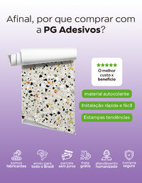 Papel de Parede Granilite Terrazo Esmeralda