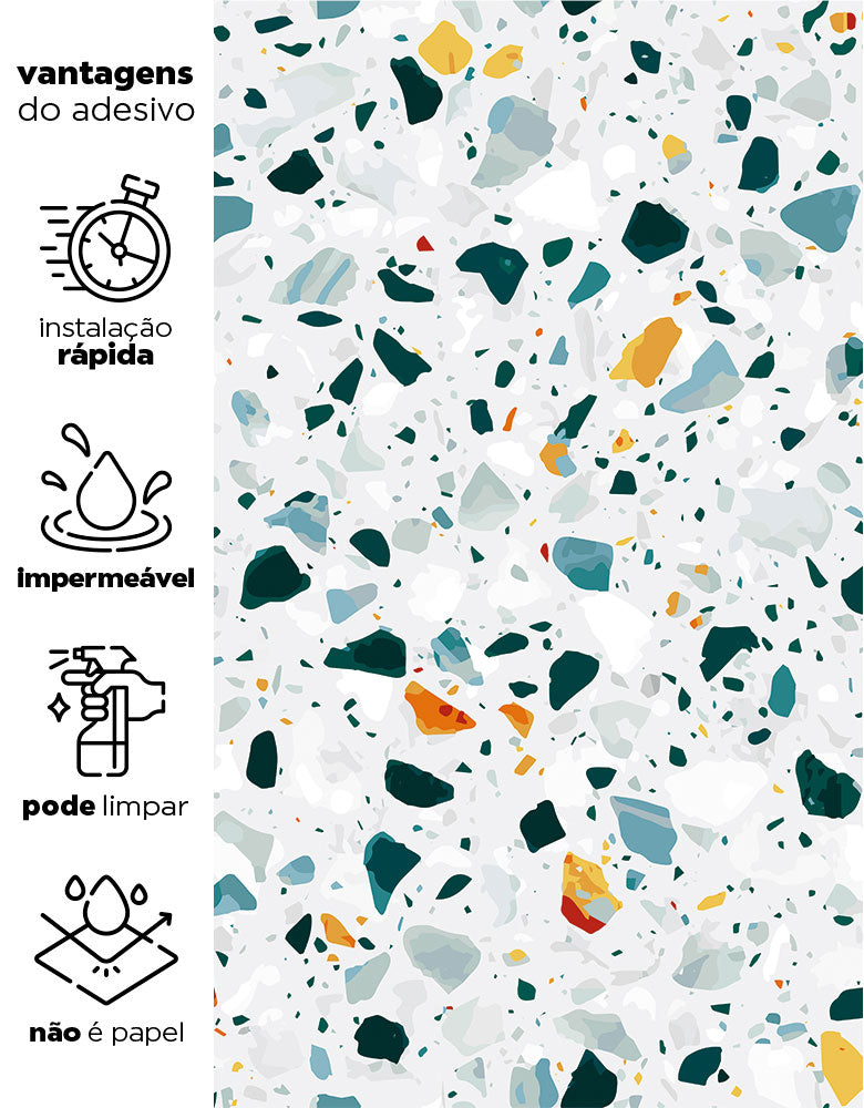 Papel de Parede Granilite Azurita