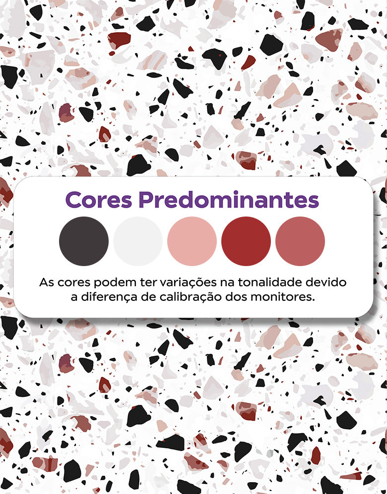 Papel de Parede Terrazzo Granilite Quartzo