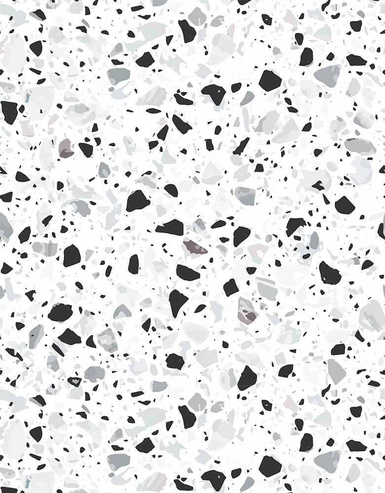 Papel de Parede Adesivo Terrazzo Granilite Rutilo