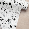 Papel de Parede Adesivo Terrazzo Granilite Rutilo