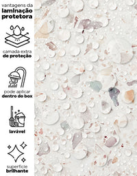 Papel de Parede Adesivo Granilite Boho 3,00m x 50cm