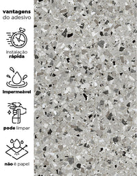Papel de Parede Adesivo Granilite Industrial
