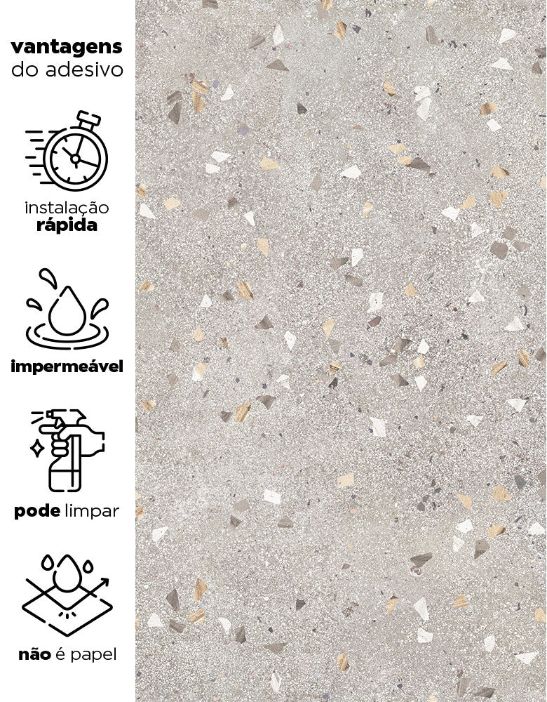 Papel de Parede Adesivo Granilite Escandinavo