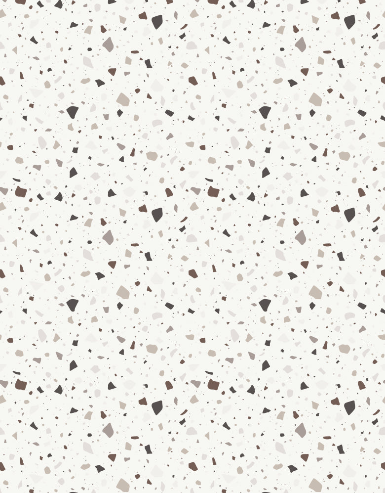 KIT DE 5 ROLOS - 1,50m x 50cm - Papel de Parede Granilite Âmbar