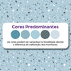 KIT DE 4 ROLOS - 2,50m x 50cm - Papel de Parede Adesivo Granilite Lazúli
