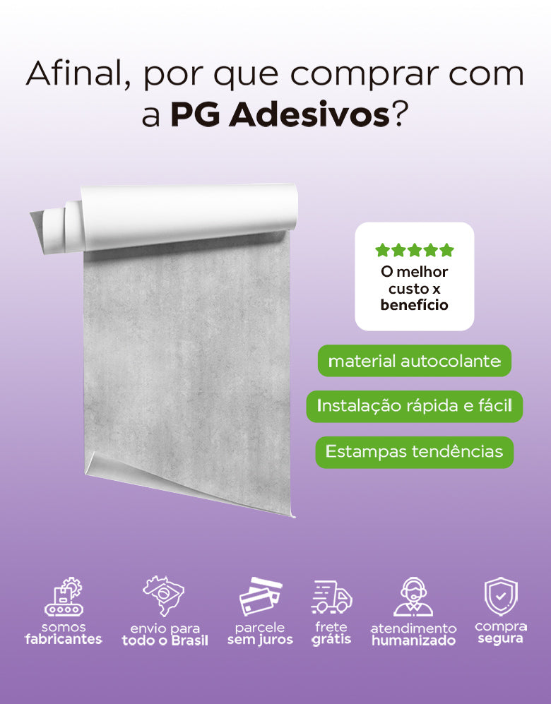 Papel de Parede Cimento Queimado Claro