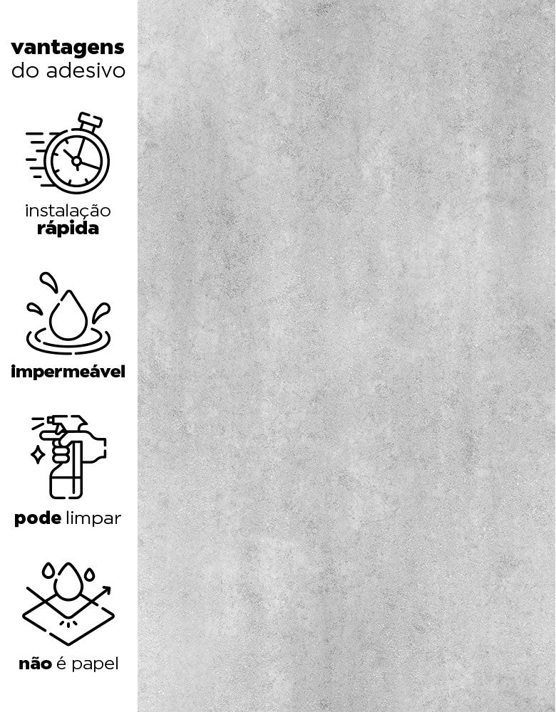 Papel de Parede Cimento Queimado Claro