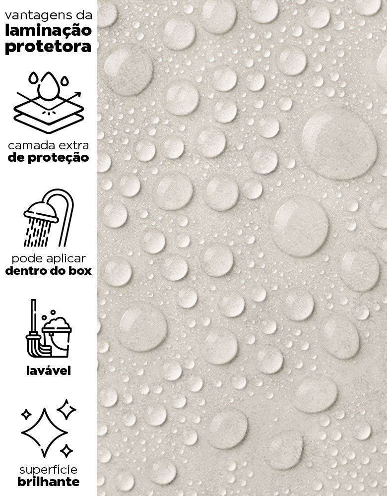 Papel de Parede Adesivo Cimento Queimado Nude