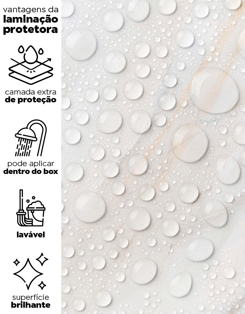 Papel de Parede Adesivo Marmorizado