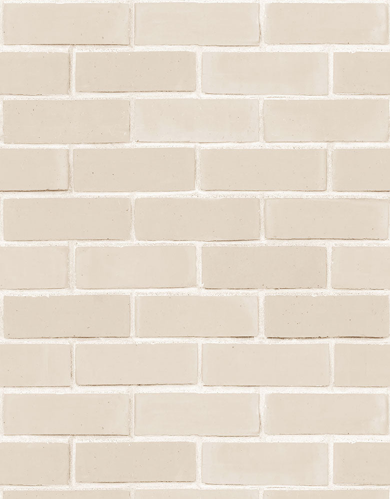 Papel de Parede Adesivo Tijolinhos Creme