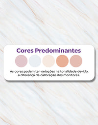 KIT DE 4 ROLOS - 1,50m x 50cm - Papel de Parede Adesivo Mármore Requinte
