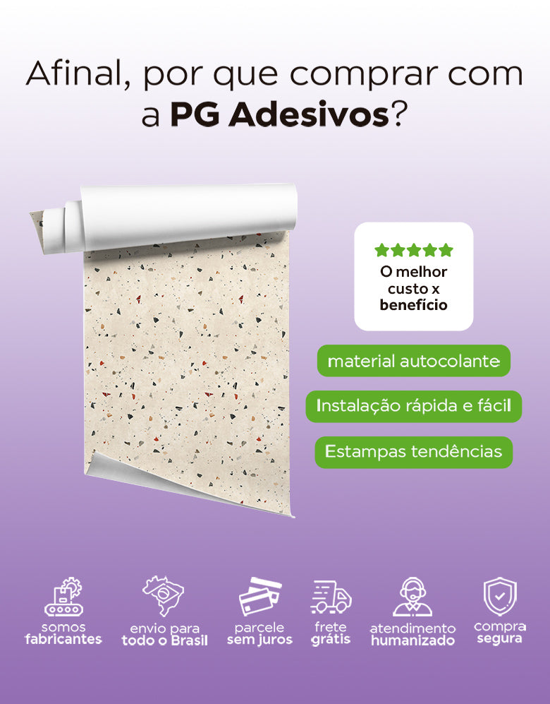 Papel de Parede Adesivo Granilite Solare