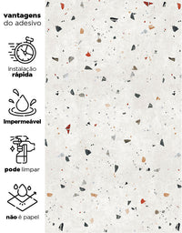 Papel de Parede Adesivo Granilite Capri