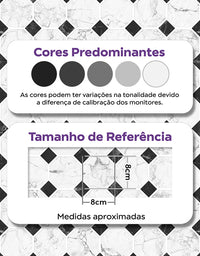 Papel de Parede Adesivo Azulejo Ladrilho Mármore