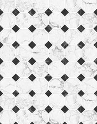 Papel de Parede Adesivo Azulejo Ladrilho Mármore