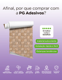 Papel de Parede Adesivo Mosaico Egito