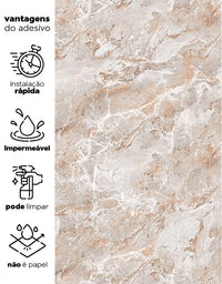 Papel de Parede Adesivo Mármore Oro