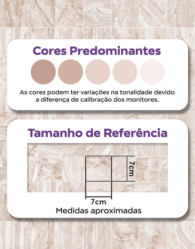 Papel de Parede Adesivo Azulejo Oasis