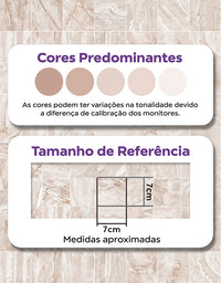 Papel de Parede Adesivo Azulejo Oasis