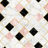 Papel de Parede Azulejo Mosaico Marmorizado