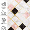 Papel de Parede Azulejo Mosaico Marmorizado