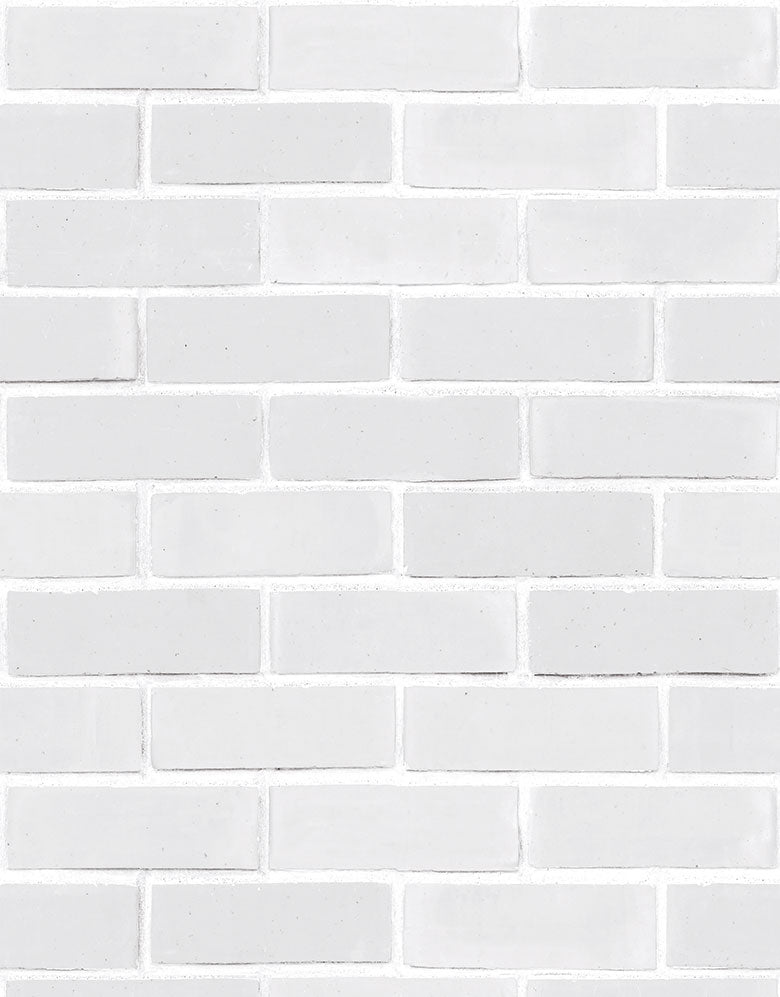 Papel de Parede Adesivo Tijolinhos Gelo