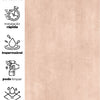 KIT DE 4 ROLOS - 1,00m x 50cm - Papel de Parede Adesivo Cimento Queimado Solare