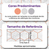 Papel de Parede Adesivo Colméia Rose