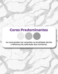 Papel de Parede Adesivo Mármore Branco Glacial