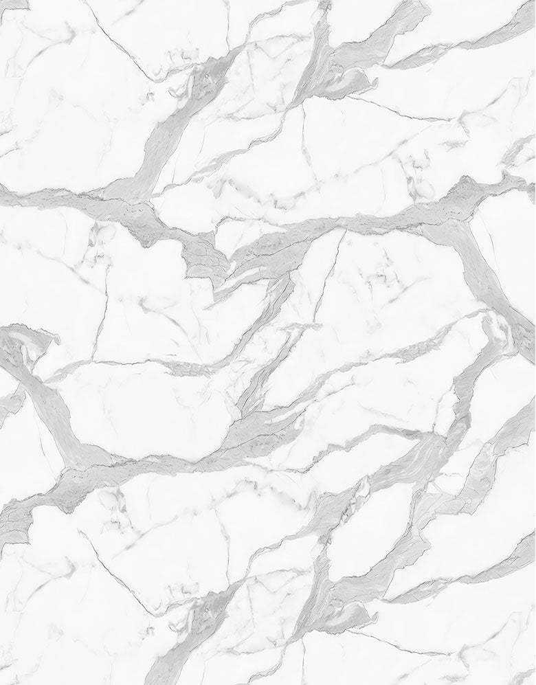Papel de Parede Adesivo Mármore Branco Glacial
