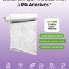 KIT DE 6 ROLOS - 3,00m x 50cm - Papel de Parede Adesivo Mármore Gold