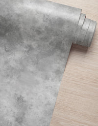 KIT DE 5 ROLOS - 1,00m x 50cm - Papel de Parede Adesivo Cimento Queimado Industrial