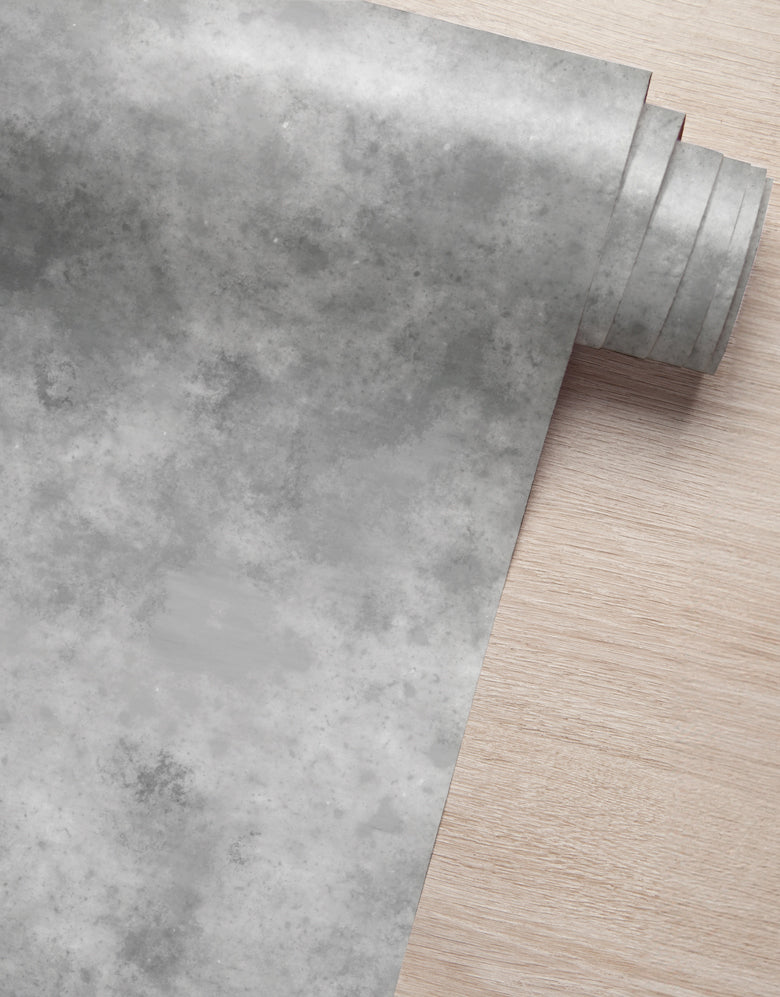 Papel de Parede Adesivo Cimento Queimado Industrial