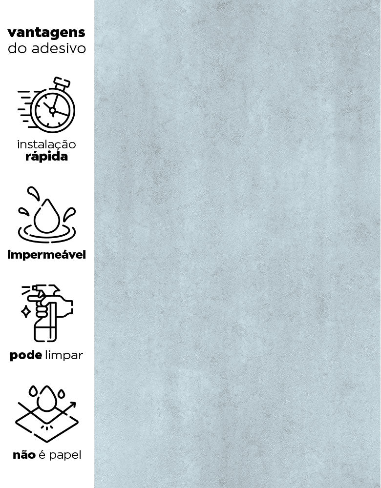 Papel de Parede Adesivo Cimento Queimado Lazúli