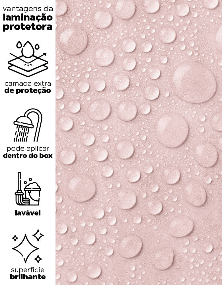 Papel de Parede Adesivo Cimento Queimado Ternura