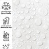 KIT DE 3 ROLOS - 2,50m x 50cm - Papel de Parede Adesivo Cimento Queimado Glacial